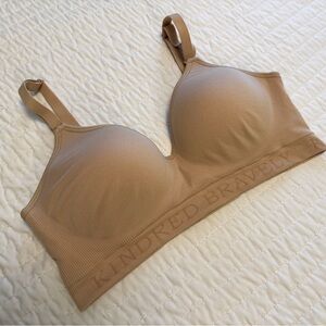 Kindred Bravely - Pumping & Nursing Bra- Beige M
